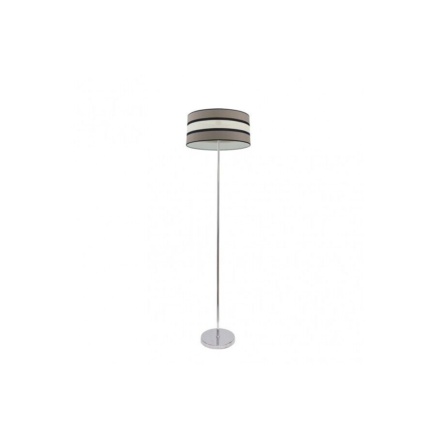 Lampara de pie metal color cromo serie karla 40cm