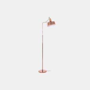 candeeiro de pé em metal cor de cobre série anusca 50cm