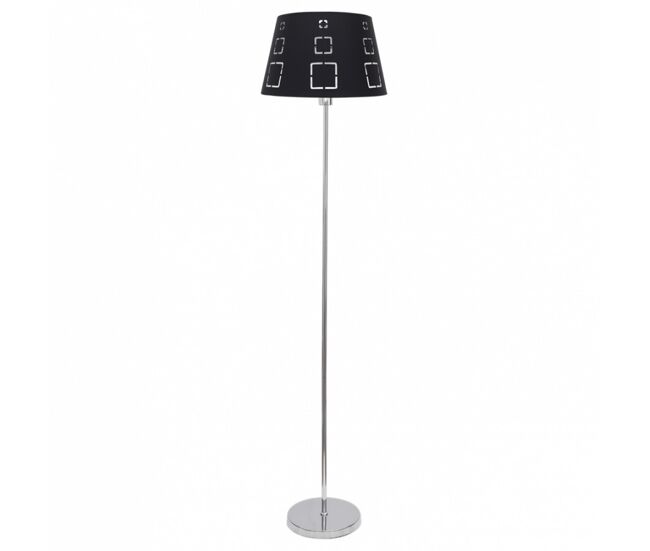 Lampara de pie metal color negro serie celaya 40cm