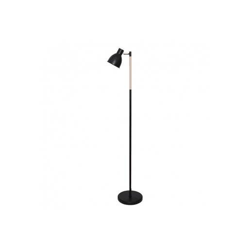candeeiro de secretária metálico preto série delza 25cm