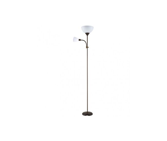 Lampara de pie metal color marron serie rigel 34cm