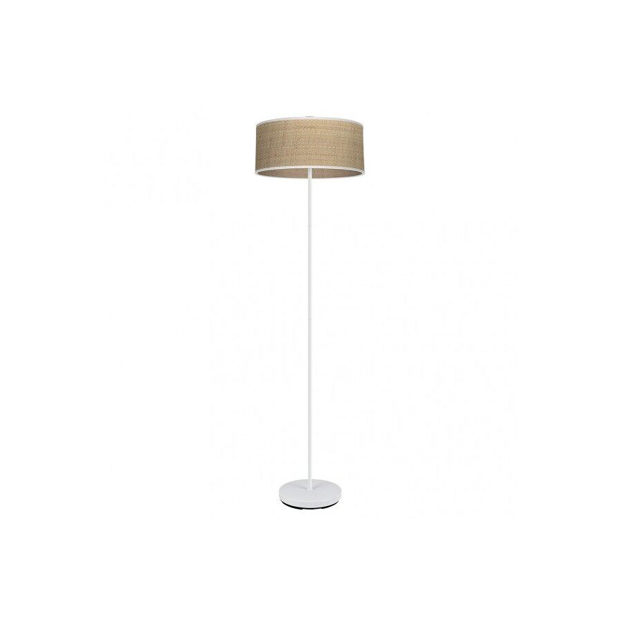 Lampara de pie metal color blanco serie jerte 40cm
