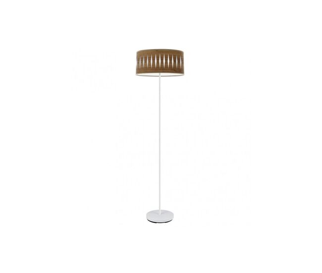 Lampara de pie metal color blanco serie piron 40cm