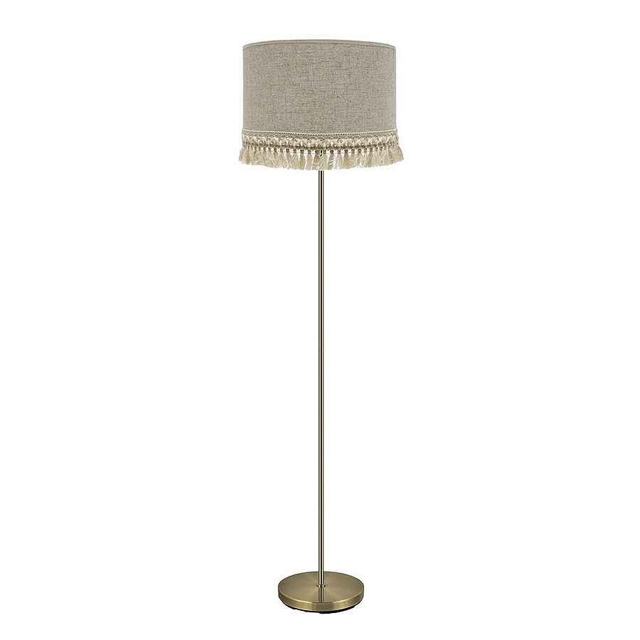Lampara de pie metal color negro serie vera 40cm