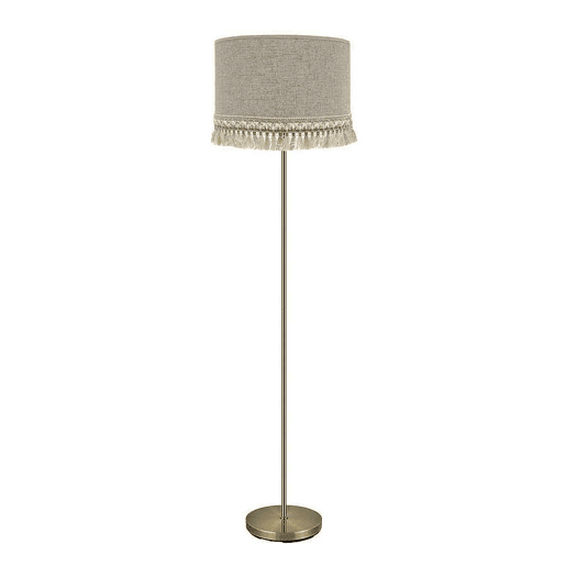 candeeiro de pé em metal preto série vera 40cm