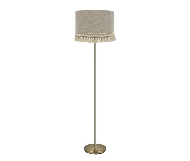 Lampara de pie metal color negro serie vera 40cm