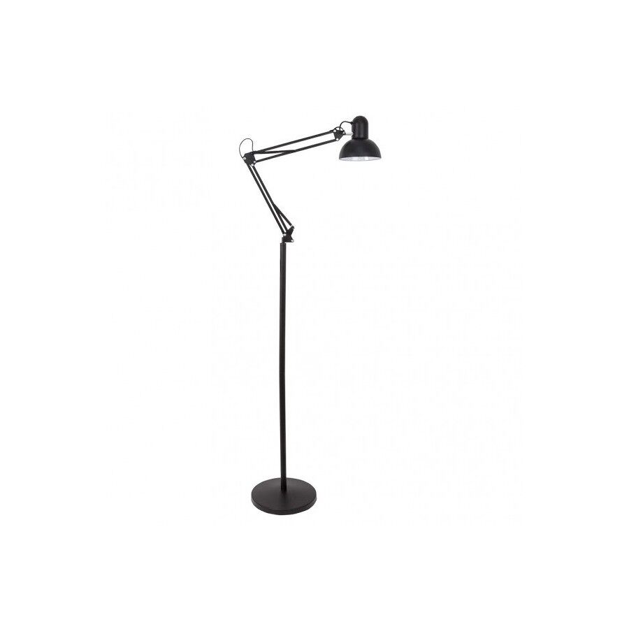 Lampara de pie metal color negro serie rutilo cm