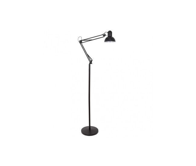 Lampara de pie metal color negro serie rutilo cm