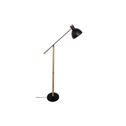 candeeiro de pé madeira cor natural série biel 25cm