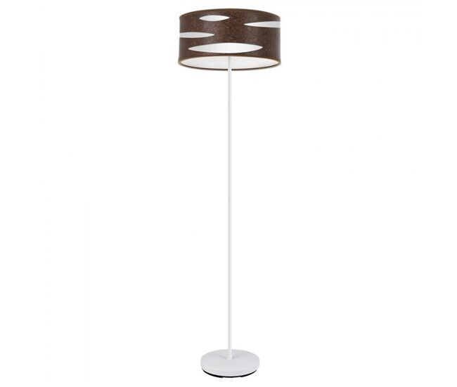 Lampara de pie metal color blanco serie odra 40cm