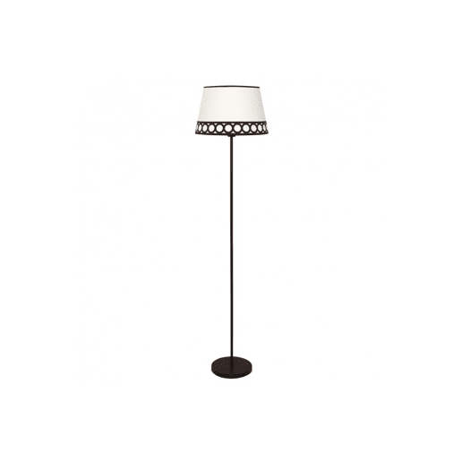 candeeiro de pé em metal castanho série dalia 40cm