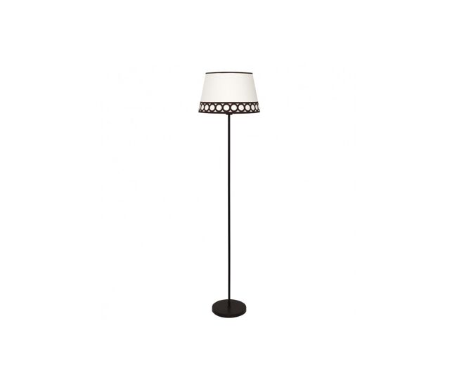 Lampara de pie metal color marron serie dalia 40cm