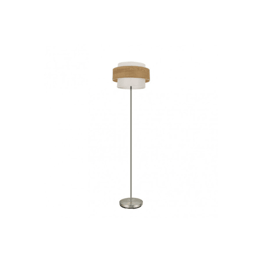 candeeiro de pé metálico série wood colour myriam 40cm