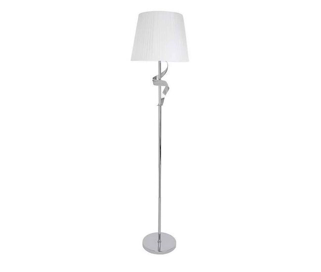 Lampara de pie metal color cromo serie baeza 38cm