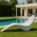 Chaise Longue De Fibra De Vidrio VENERE Chaise Longue De Fibra De Vidrio VENERE Blanco