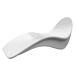 Chaise Longue De Fibra De Vidrio VENERE Chaise Longue De Fibra De Vidrio VENERE Blanco
