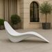 Chaise Longue De Fibra De Vidrio VENERE Chaise Longue De Fibra De Vidrio VENERE Blanco