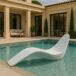 Chaise Longue De Fibra De Vidrio VENERE Chaise Longue De Fibra De Vidrio VENERE Blanco