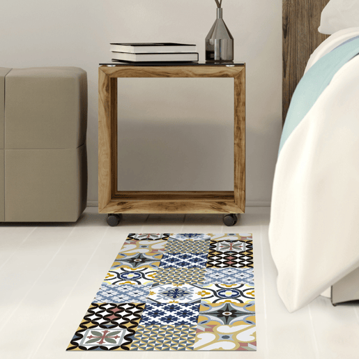 CROMA - Tapete hidráulico em vinil estampado, almofadado e confortável, 50X110cm