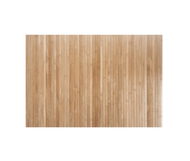 Bamboo cool - alfombra bambú natur, sin ribete y antideslizante, 80x150cm