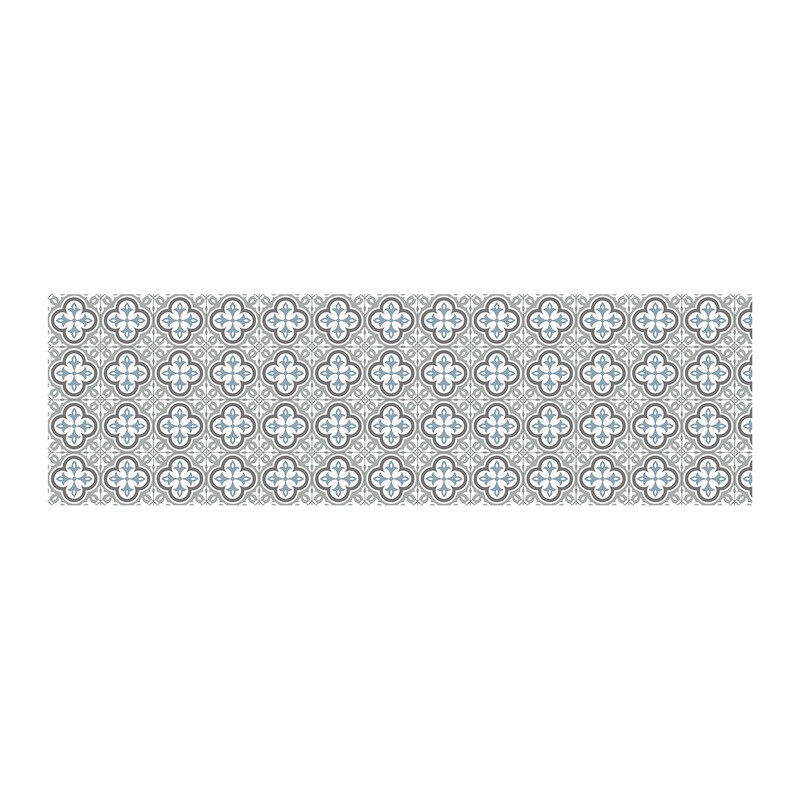 Croma - alfombra vinílica estampada hidra topo, acolchada y confortable, 60x200cm