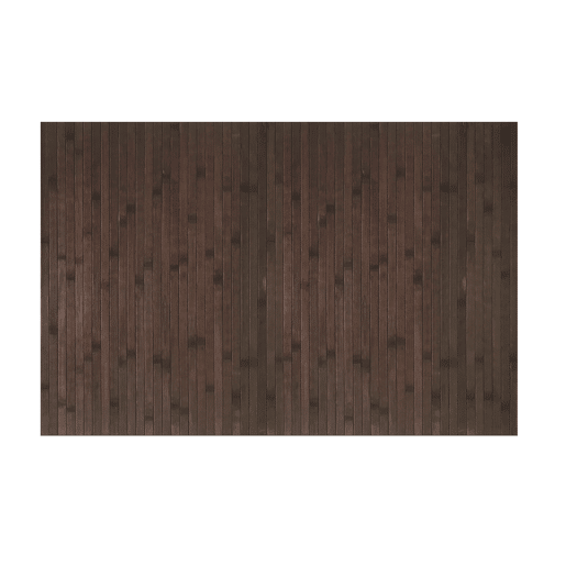 BAMBOO COOL - Alcatifa de bambu Wengé, sem rebordo e antiderrapante, 60X90cm