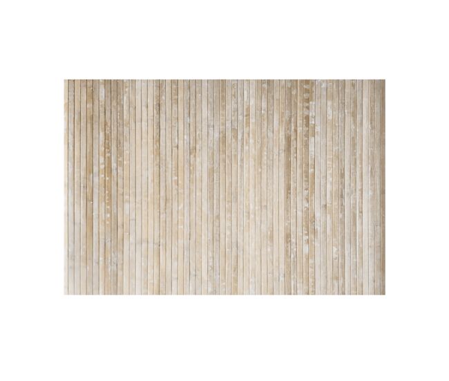 Bamboo cool - alfombra bambú yeso, sin ribete y antideslizante, 120x180cm
