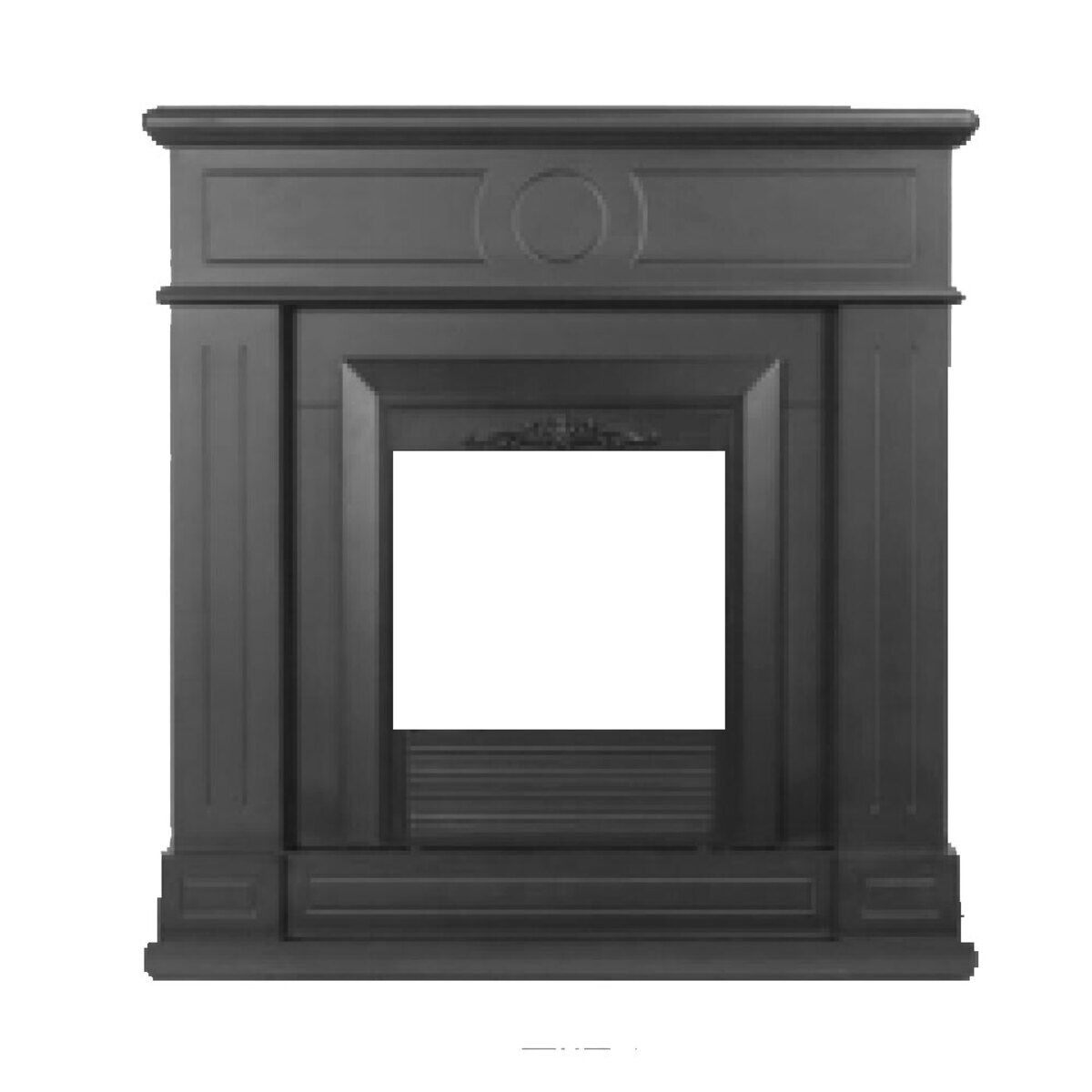 MPC MARCOS DE CHIMENEA LIPARI NEGRO Marco de chimenea Lipari negro profundo