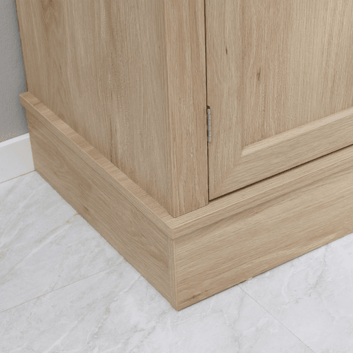 HOMCOM Armário de Cozinha Móvel Auxiliar de Cozinha com 4 Portas 1 Gaveta e Prateleira Aberta para Sala de Estar Sala de Jantar 74x39,5x183cm Carvalho