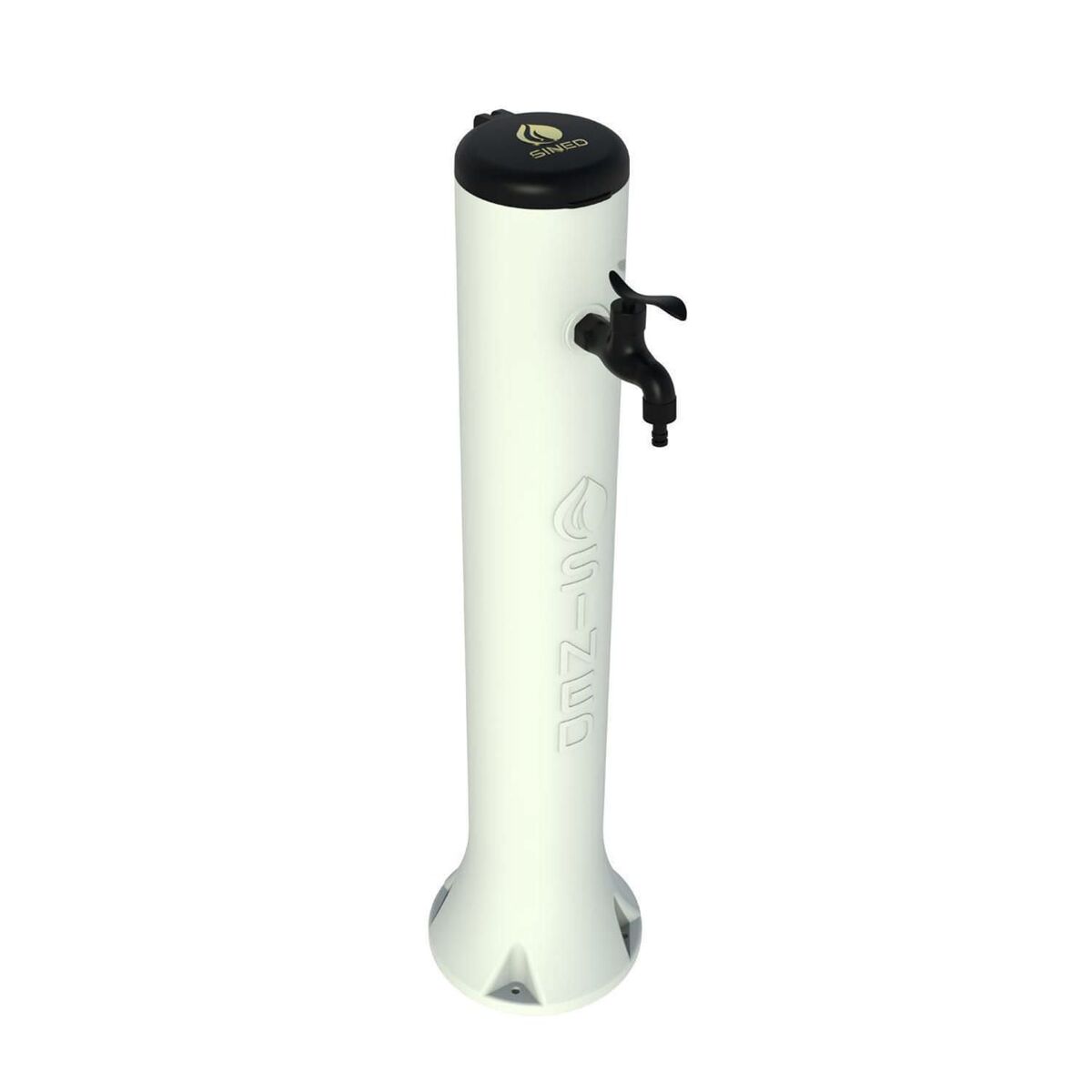 Fuente De Agua De Exterior Gris Paloma TRITONE Blanco
