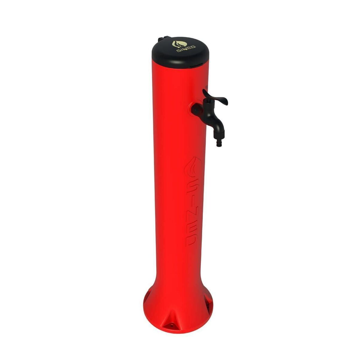 Fuente De Agua De Exterior Gris Paloma TRITONE Rojo