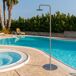Ducha De Piscina De Acero Inoxidable SIMIUS Ducha De Piscina De Acero Inoxidable SIMIUS Gris