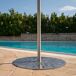 Ducha De Piscina De Acero Inoxidable SIMIUS Ducha De Piscina De Acero Inoxidable SIMIUS Gris