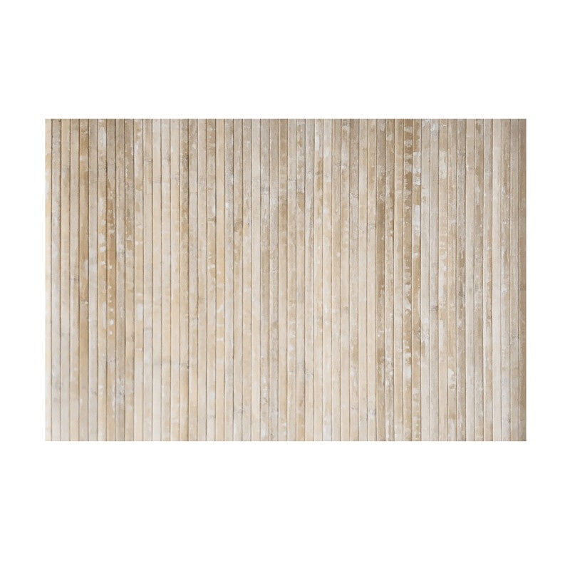 Bamboo cool - alfombra bambú yeso, sin ribete y antideslizante, 140x200cm
