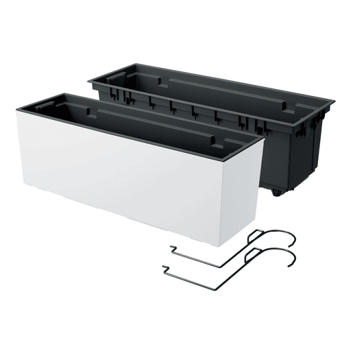Caso Urbi W Pot, Dimensões (mm) 580x180x195, cor branca