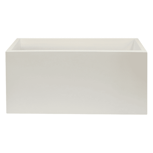 70x30x30 cm Pote de polietileno branco