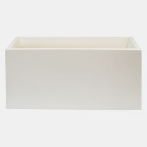 70x30x30 cm Pote de polietileno branco