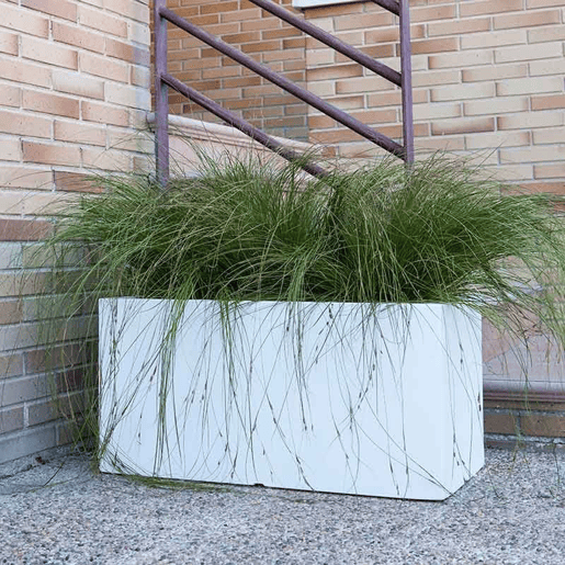 70x30x30 cm Pote de polietileno branco