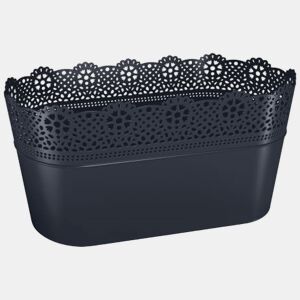 Pote de renda, dimensões (mm) 285x135x155, cor antracite
