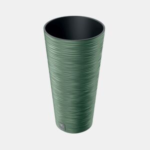 Pote verde da terra, com depósito, coleção de furu, 25 x 25 x 48 cm, capacidade de 7,5 L.