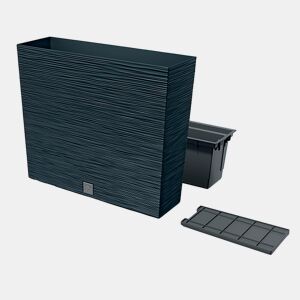 Antracite de MacEtero, com depósito, coleção FURU, 58 x 18 x 49,8 cm, capacidade de 12 L.
