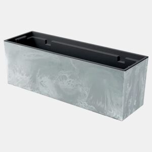 Pote de efeito beton de caso Urbi, com depósito, dimensões (mm) 580x180x195, cor de concreto
