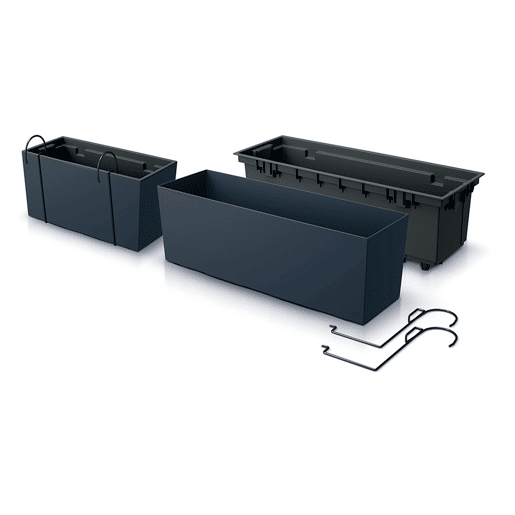 Caso Urbi W Pot, Dimensões (mm) 580x180x195, cor antracite Caso Urbi W Pot, Dimensões (mm) 580x180x195, cor antracite