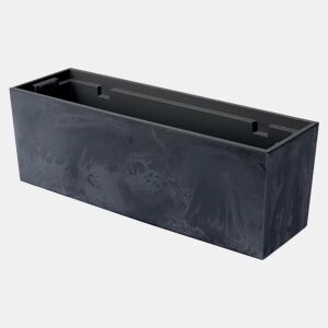 Pote de efeito beton de caso Urbi, com depósito, dimensões (mm) 580x180x195, cor antracite