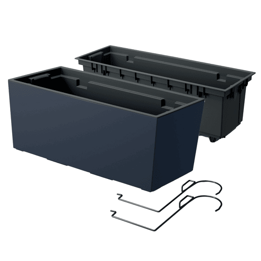 Caso Urbi W Pot, Dimensões (mm) 395x185x195, cor antracite