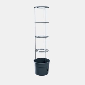 MacEtero Maceter Prosperplast Grower de plástico na cor antracite 29.5 (comprimento) x 29,5 (largura) x 23.6-115.2 (alto) cm