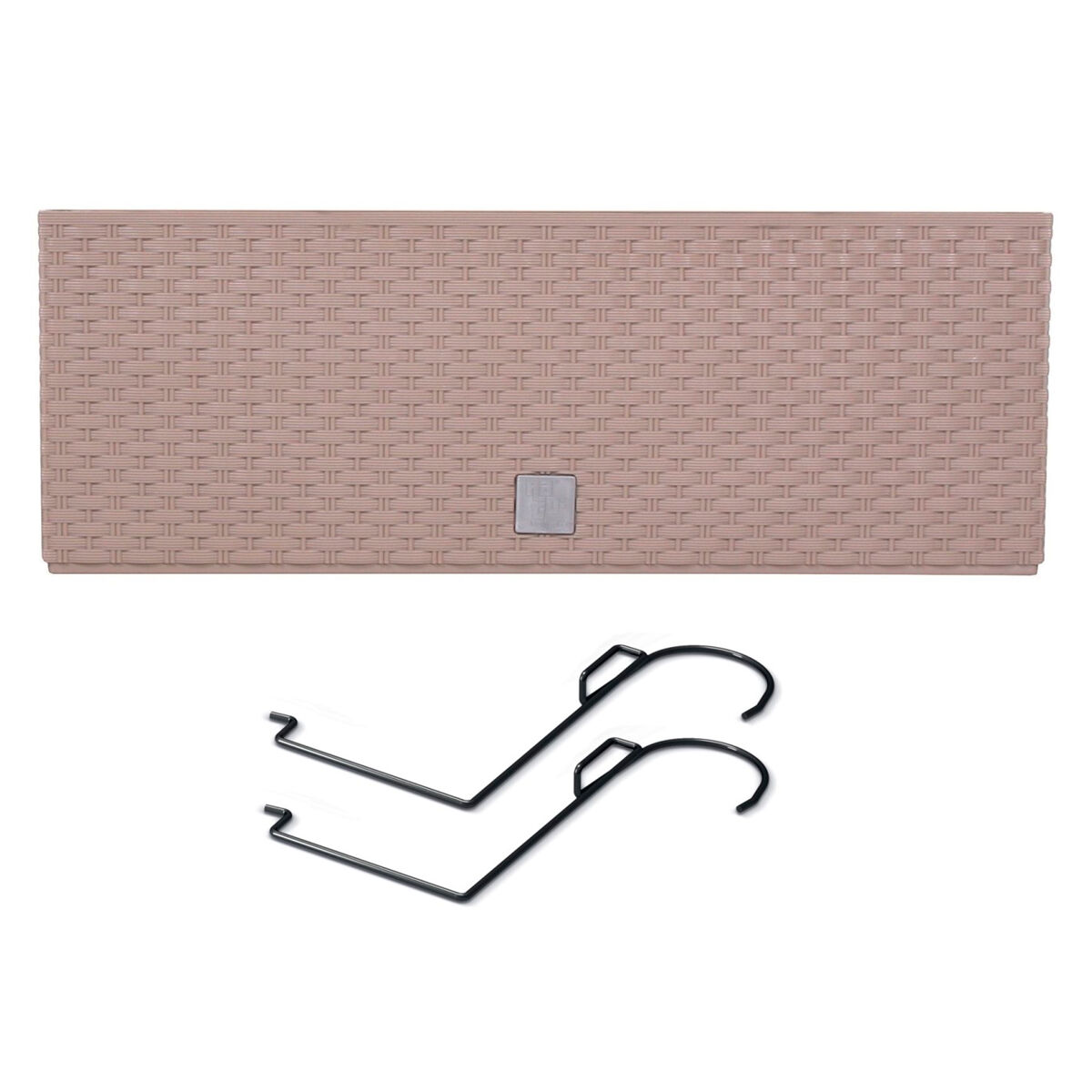 Jardinera para balcón rato case w , dimensiones (mm) 580x180x195, color mocca