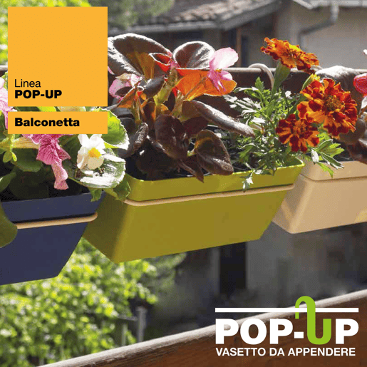 3 jardineiros L 22 cm com ganchos, polipropileno