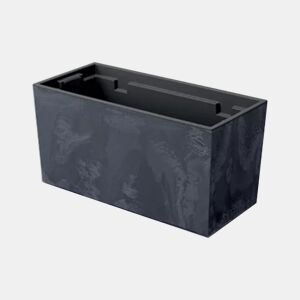 Jardinera para Balcón Urbi Caso Beton Efeito, dimensões (mm) 395x185x195, cor antracite