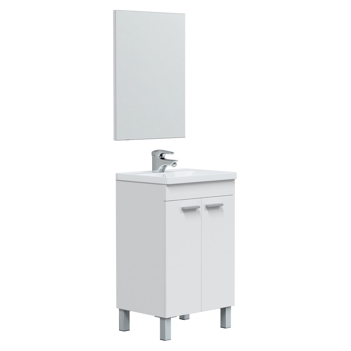 Mueble baño Levis 2 puertas espejo, sin lavabo 50